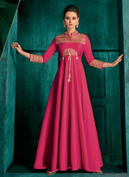 Rozi Vol 1 Vardan Festive Wear Triva Silk Wholesale Gown Collection